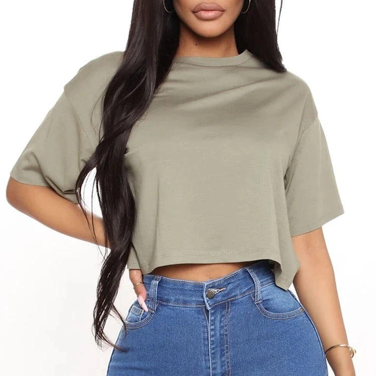 Cotton Crop T Shirt - TBSW