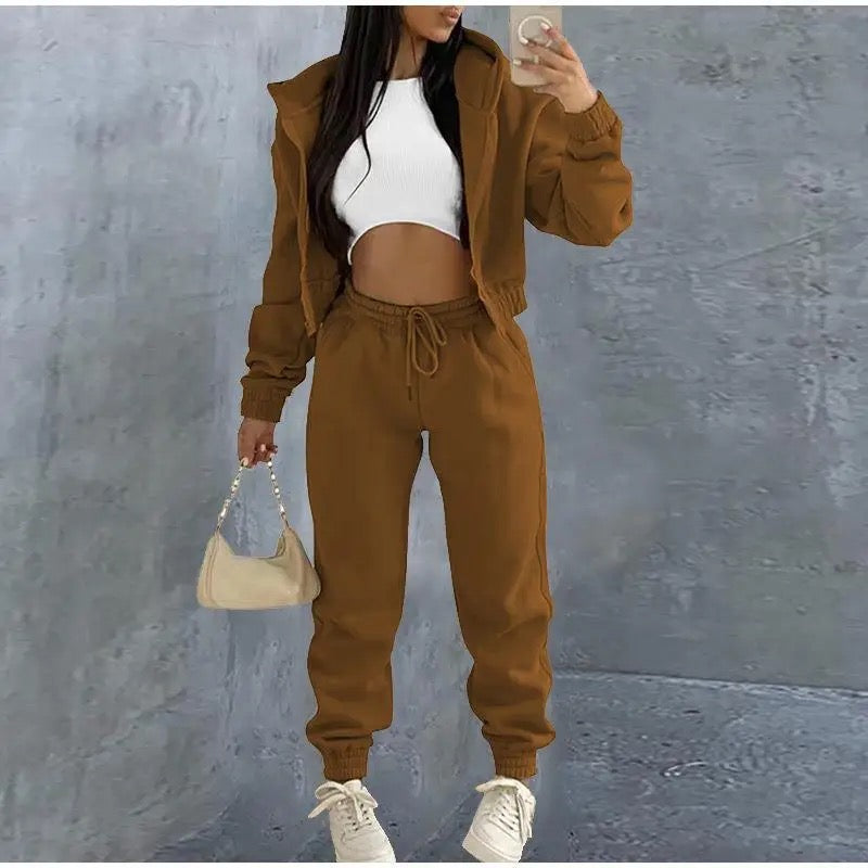 Copy of Jogger  and Zipper Hoodie Lounging Set - TBSW