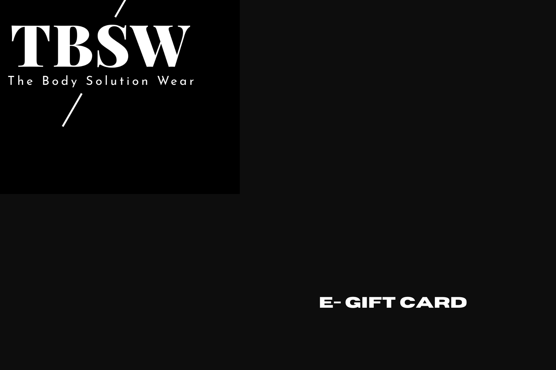 £100 GIFT CARD - TBSW